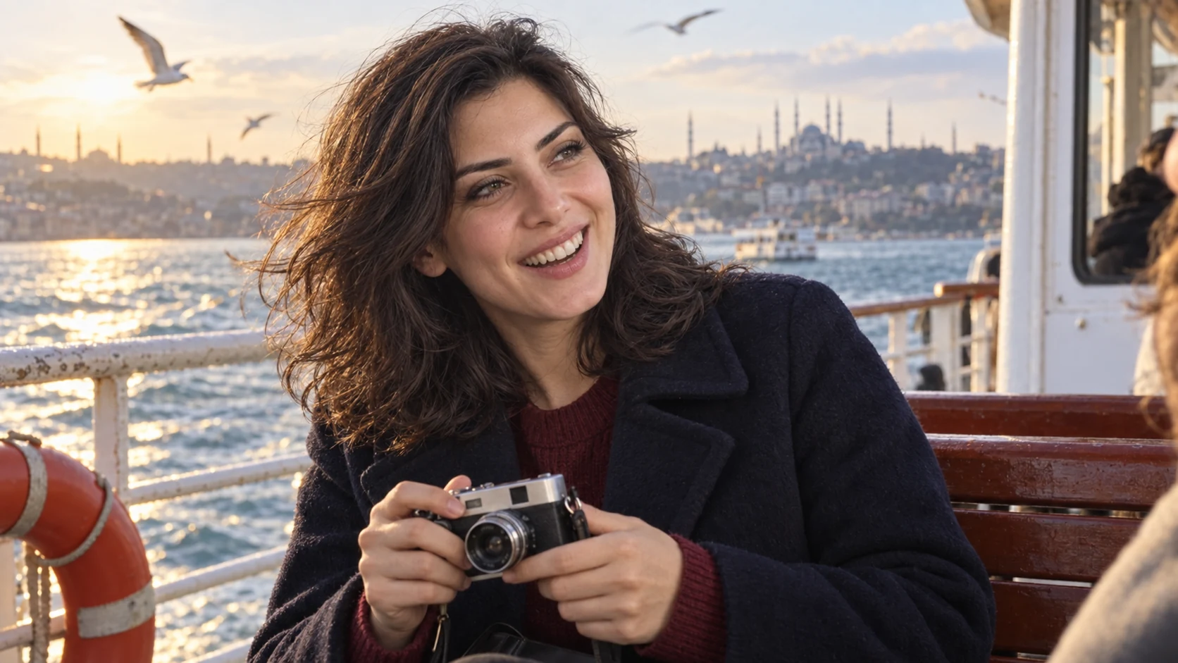 Elif'in vapur yolculuğundan bir an